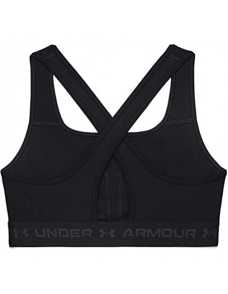 Top sujetador negro Under Armour negro mujer