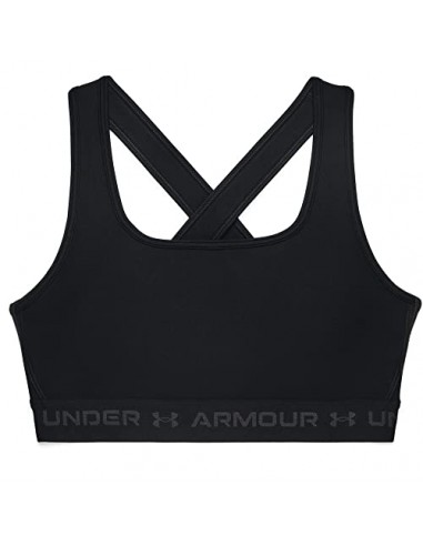 Top sujetador negro Under Armour negro mujer
