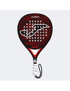 JOMA-PALA DE PÁDEL OPEN NEGRO ROJO 2