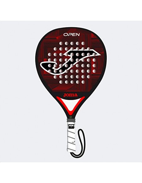 JOMA-PALA DE PÁDEL OPEN NEGRO ROJO