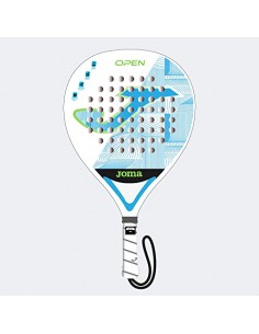 JOMA-PALA DE PÁDEL OPEN BLANCO TURQUESA FLÚOR 2