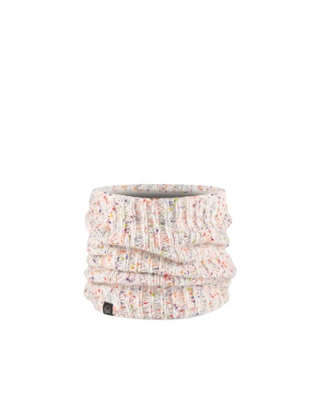 BUFF-Knitted & Fleece Neckwarmer-KIM WHITE