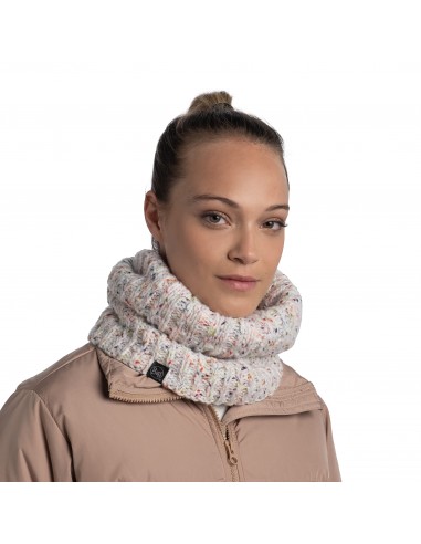 BUFF-Knitted & Fleece Neckwarmer-KIM WHITE