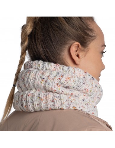 BUFF-Knitted & Fleece Neckwarmer-KIM WHITE