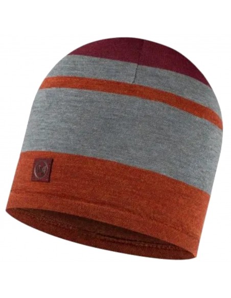 BUFF-Merino Move Beanie-MAHOGANY