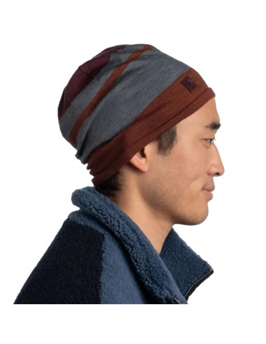 BUFF-Merino Move Beanie-MAHOGANY