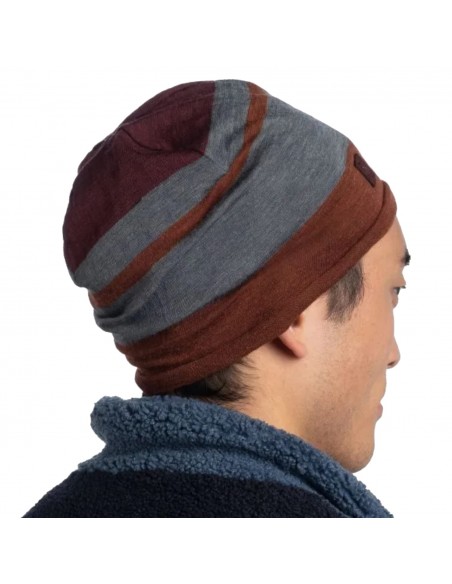 BUFF-Merino Move Beanie-MAHOGANY