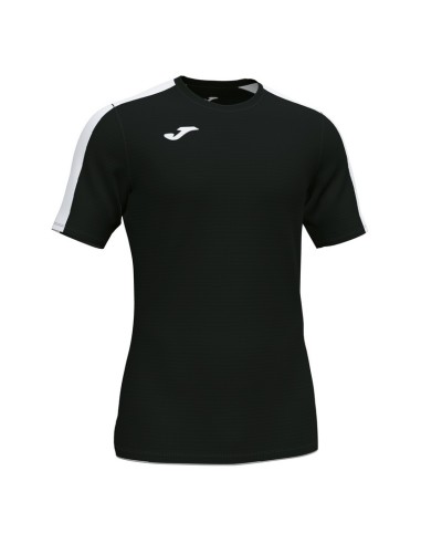 JOMA-CAMISETA ACADEMY NEGRO-BLANCO M/C