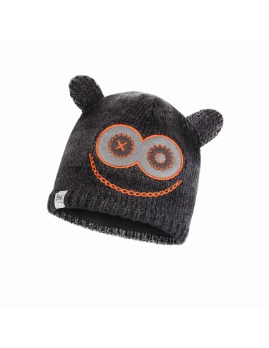 Knit&Full Fleece Hat-Monster Jolly Black