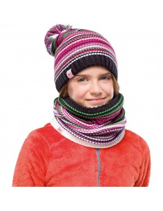 Knitted & Fleece Neckwarmer-Amity Multi 2