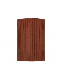 Knitted Neckwarmer-Norval Rusty