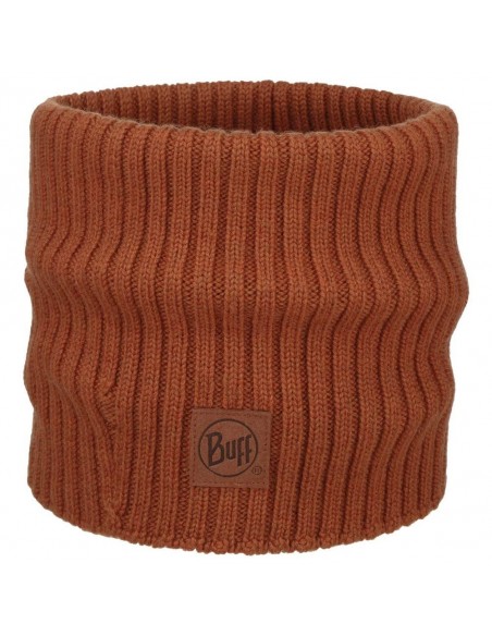 Knitted Neckwarmer-Norval Rusty
