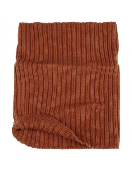Knitted Neckwarmer-Norval Rusty