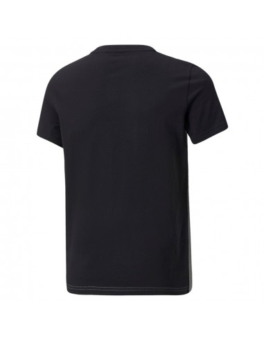 ESS+ Colorblock Tee B Puma Black