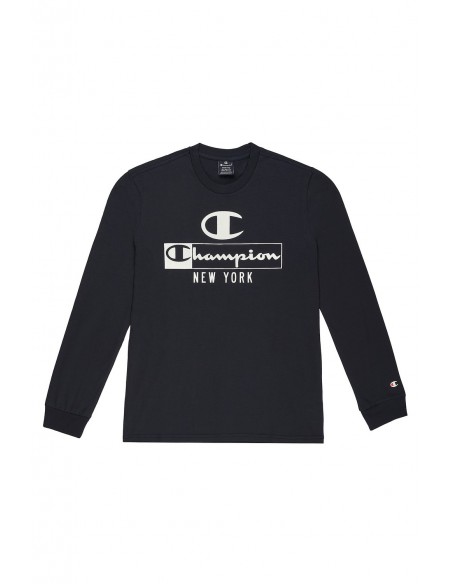 CHAMPION-Long Sleeve Crewneck T-Shirt-BS501