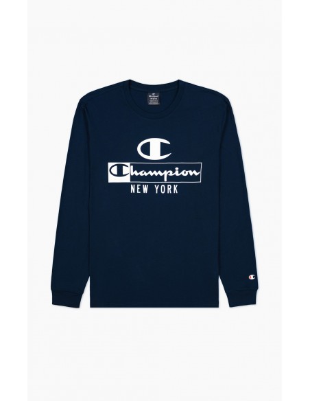 CHAMPION-Long Sleeve Crewneck T-Shirt-BS501
