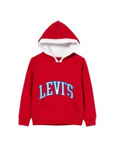 Sudadera LEVIS VARSITY PULLOVER 8EA990-R2F Rojo
