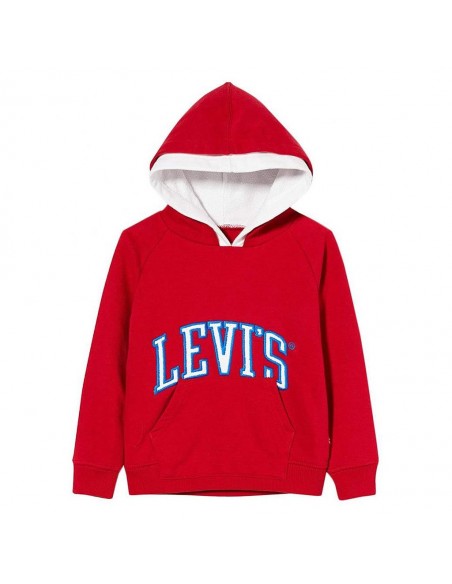 Sudadera LEVIS VARSITY PULLOVER 8EA990-R2F Rojo