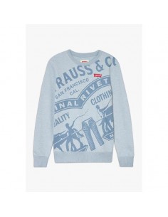 Sudadera LEVIS OVERSIZED 8EA932-C64 Azul