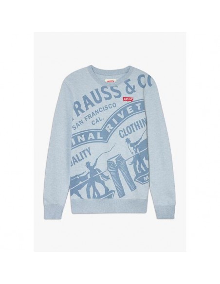 Sudadera LEVIS OVERSIZED 8EA932-C64 Azul
