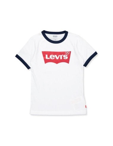 Camiseta LEVIS BATWING RINGER 8EA073-001 Blanco