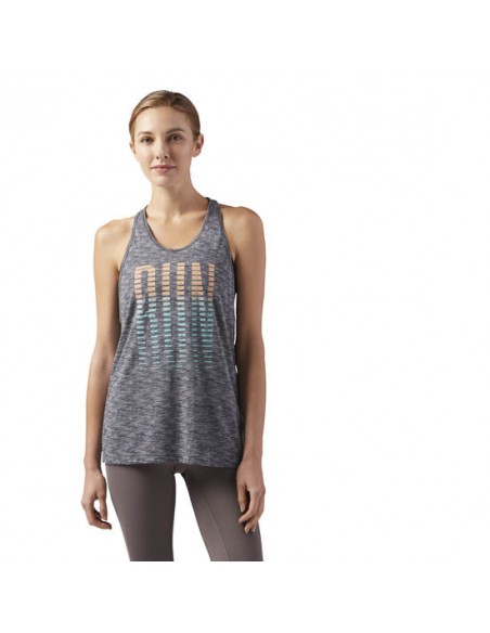 Camiseta de tirantes REEBOK RE TANK CE4588 Gris