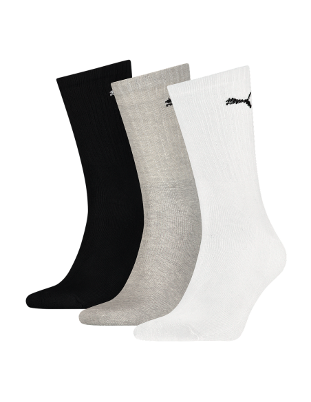 Calcetin PUMA 72% algodon 24%poliester 3% poliamida 1 elastan 7312 325 Blanco