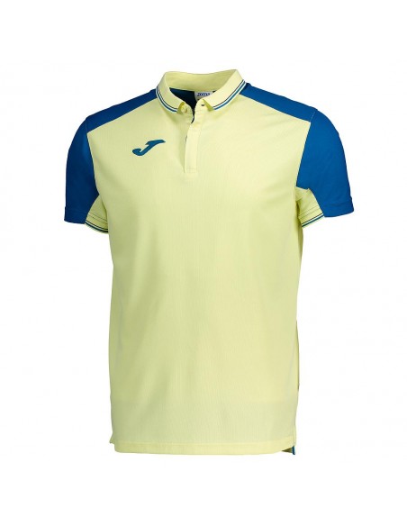 Camiseta JOMA SPORT POLO GRANADA YELLOW-BLUE S/S 100.567.907 Amarillo
