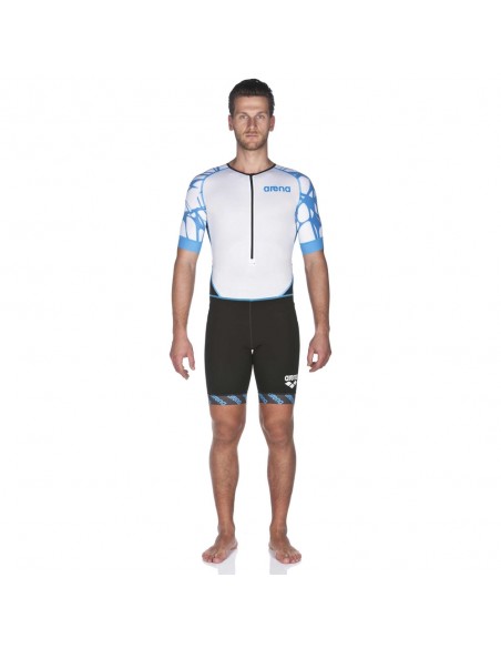 Bañador Arena M TRISUIT ST AERO FRONT ZIP 2A951504 Blanco