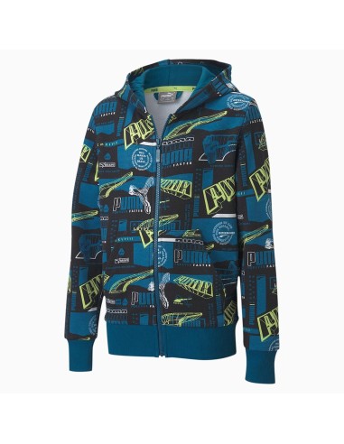 Sudadera PUMA ALPHA AOP FULL-ZIP 583197 36 Azul