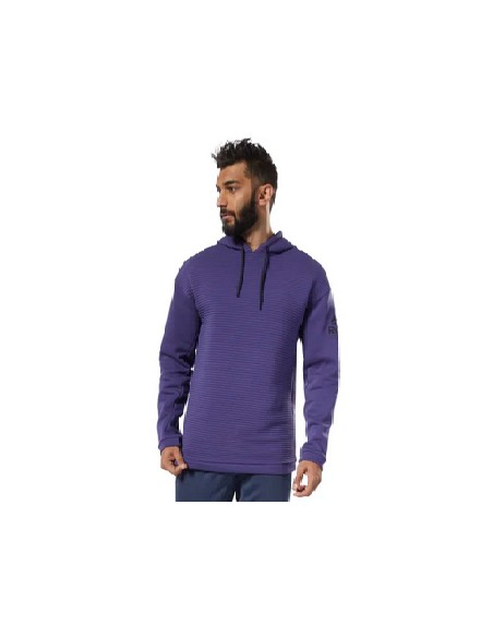 Sudadera REEBOK WOR FLEECE OTH HOOD DY7802 Morado