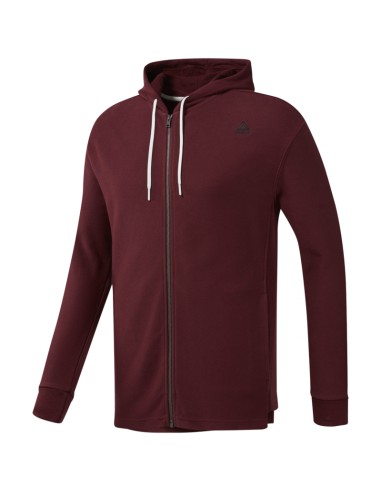 Sudadera REEBOK TE TWILL FZ HOODIE EC0794 Granate