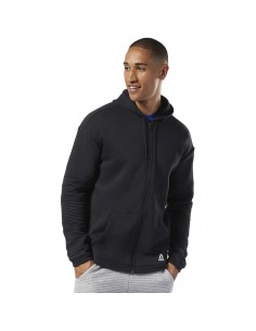 Sudadera REEBOK WOR FLEECE FZ HOOD EC0900 Negro