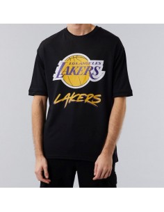 Camiseta NEW ERA NBA SCRIPT MESH TEE LOSLAK  BLKTRP...