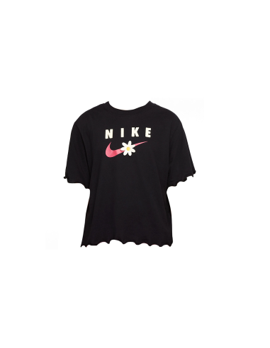 Camiseta NIKE G NSW TEE ENERGY BOXY FRILLY DO1351 010 Negro