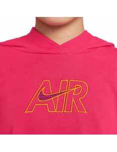 Sudadera NIKE G NSW AIR FT CROP HOODIE DM8372 666 Rosa 2