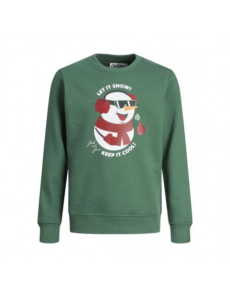 Sudadera JACK & JONES JORTOON SWEAT 12222091 VERDE Verde