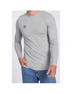 Camiseta UMBRO FW SMALL LOGO LS TEE 65775U B43 Gris
