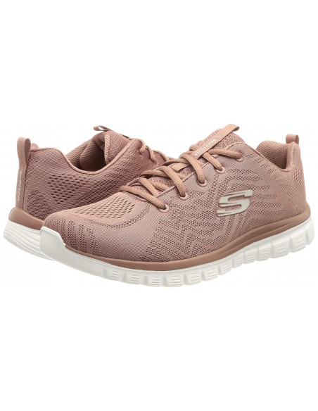 Zapatilla Multideporte para MUJER SKECHERS GRACEFUL-GET CONNECTED-BBK