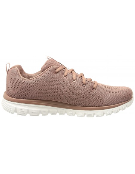 Zapatilla Multideporte para MUJER SKECHERS GRACEFUL-GET CONNECTED-BBK