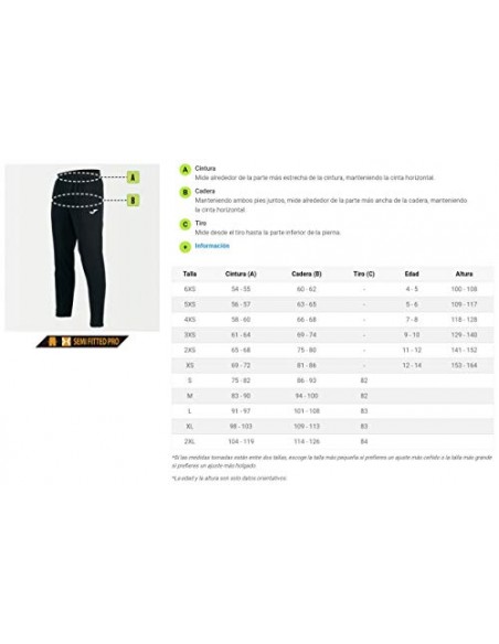 PANTALON JOMA M NILO BLACK 100165.100