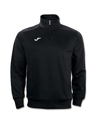 SUDADERA JOMA FARAON 1/2 ZIP NEGRO