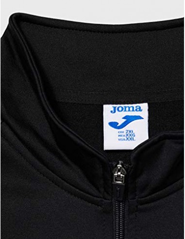 SUDADERA JOMA FARAON 1/2 ZIP NEGRO