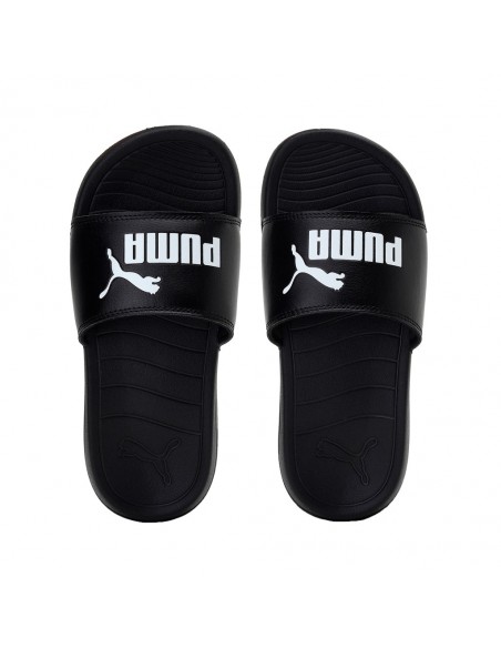 Chanclas de Piscina para UNISEX JUNIOR PUMA Popcat 20 Jr Black-White