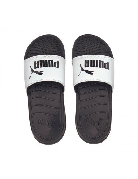 Chanclas de Piscina para UNISEX JUNIOR PUMA Popcat 20 Jr White-Black