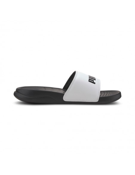 Chanclas de Piscina para UNISEX JUNIOR PUMA Popcat 20 Jr White-Black