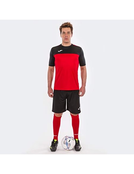 JOMA-CAMISETA WINNER ROJO-NEGRO M/C