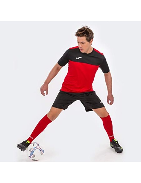 JOMA-CAMISETA WINNER ROJO-NEGRO M/C