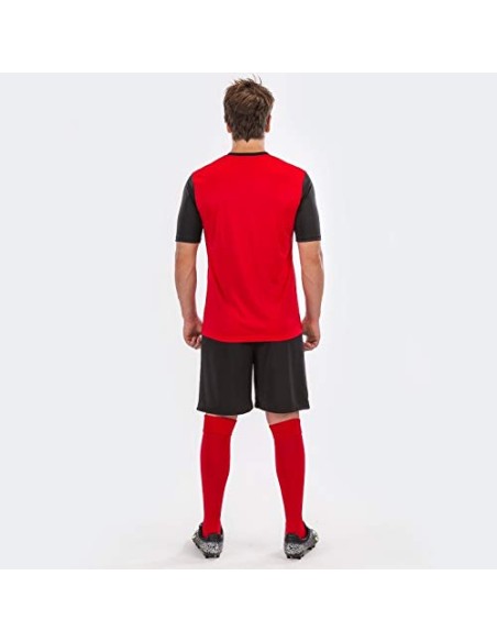 JOMA-CAMISETA WINNER ROJO-NEGRO M/C