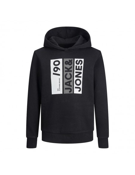 Sudadera JACK & JONES JJJIO SWEAT HOOD JNR 12224243 NEGRO Negro